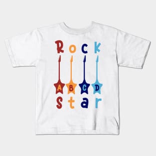 1. Klasse ABCD Rockgitarre T shirt Kids T-Shirt